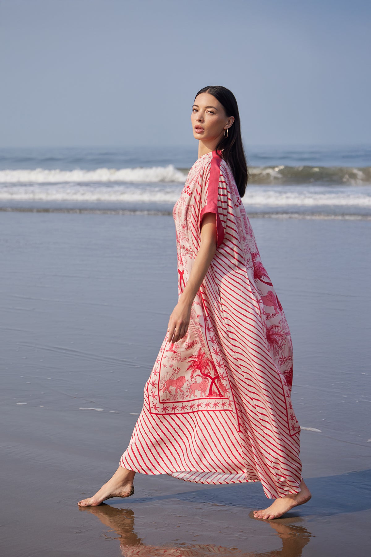 pink sri lanka kaftan