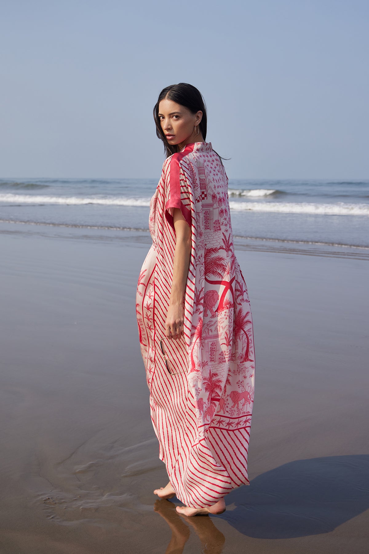 pink sri lanka kaftan