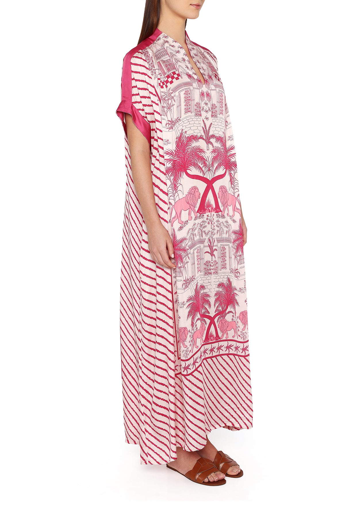 pink sri lanka kaftan