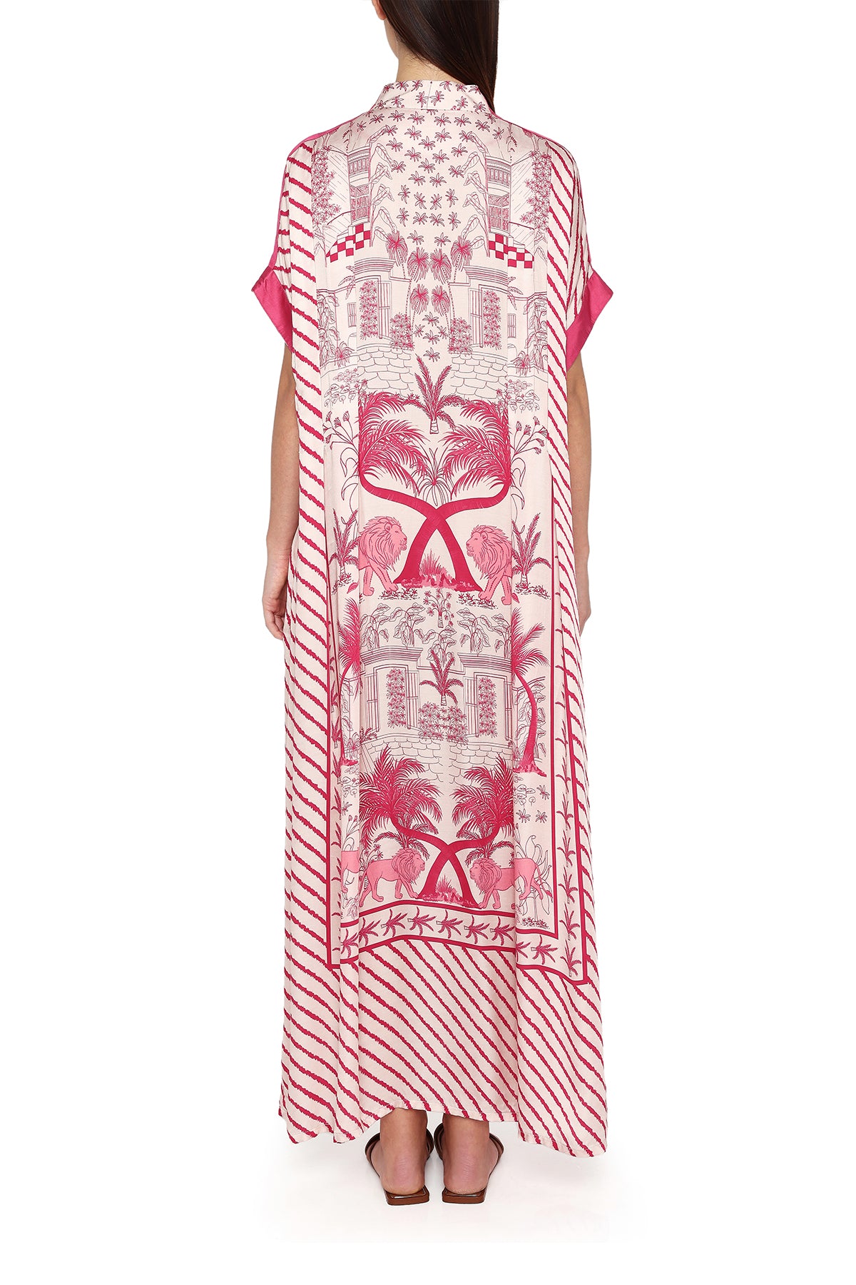 pink sri lanka kaftan