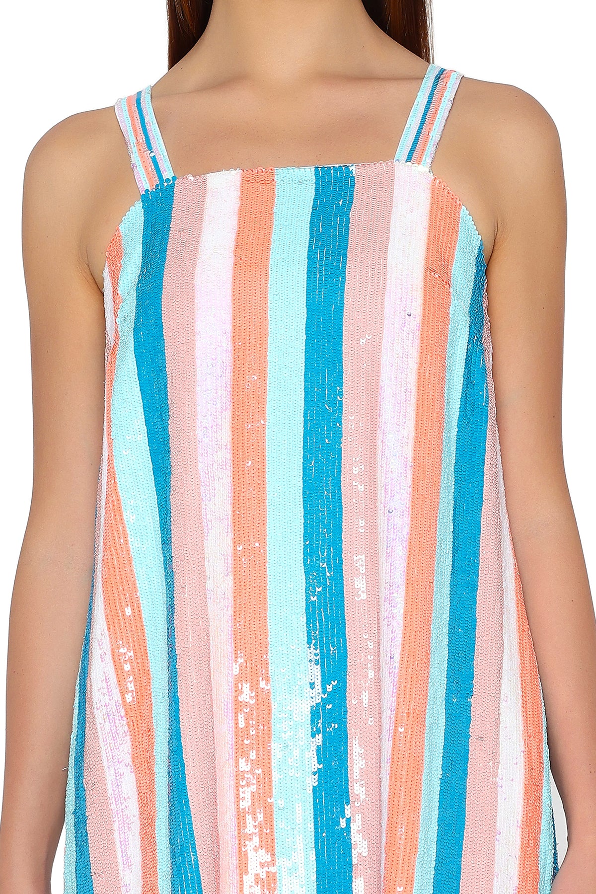 pastel stripe dress