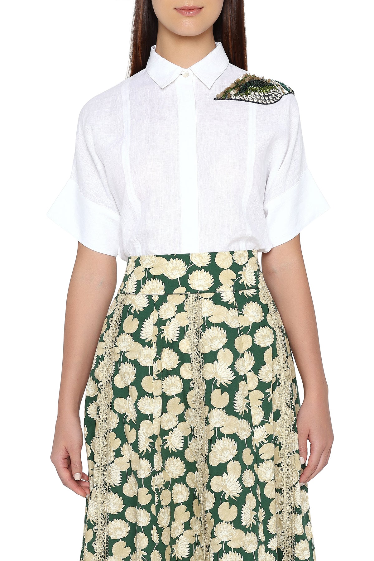 green lily skirt