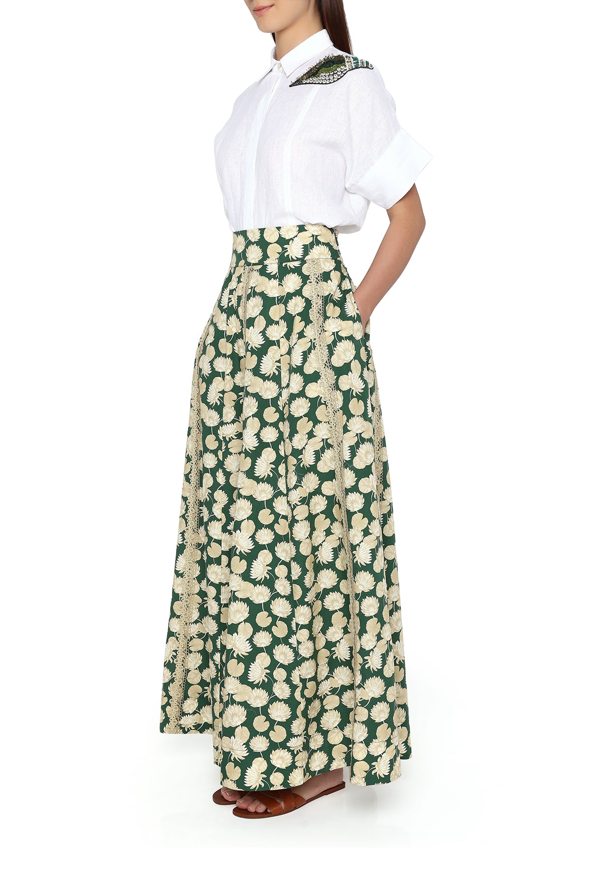 green lily skirt